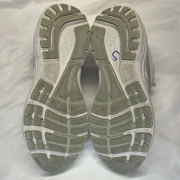 Brooks Adrenaline GTS 23 Women's Size 12 B (Medium)‎ Running Shoes White Gray - Picture 7 of 16